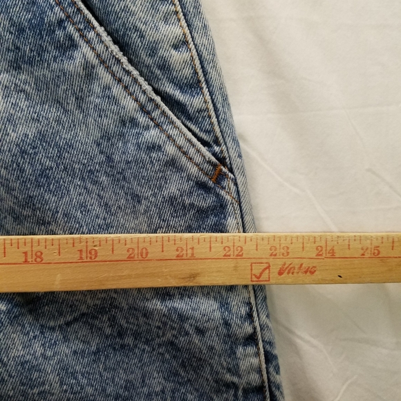 Vtg 80’s Chic High Waisted Acid stone wash Jeans - Picture 13 of 14